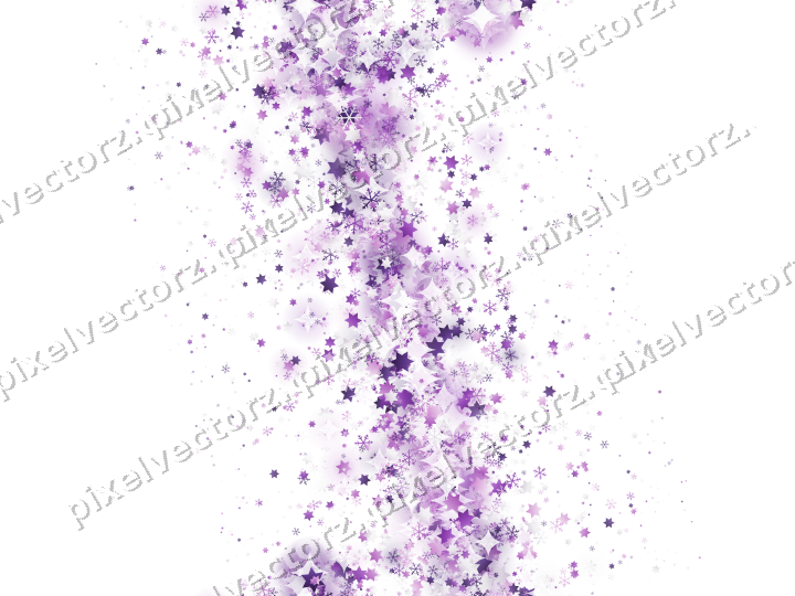 Nahtloses Glitzerband in Violett auf transparentem Grund