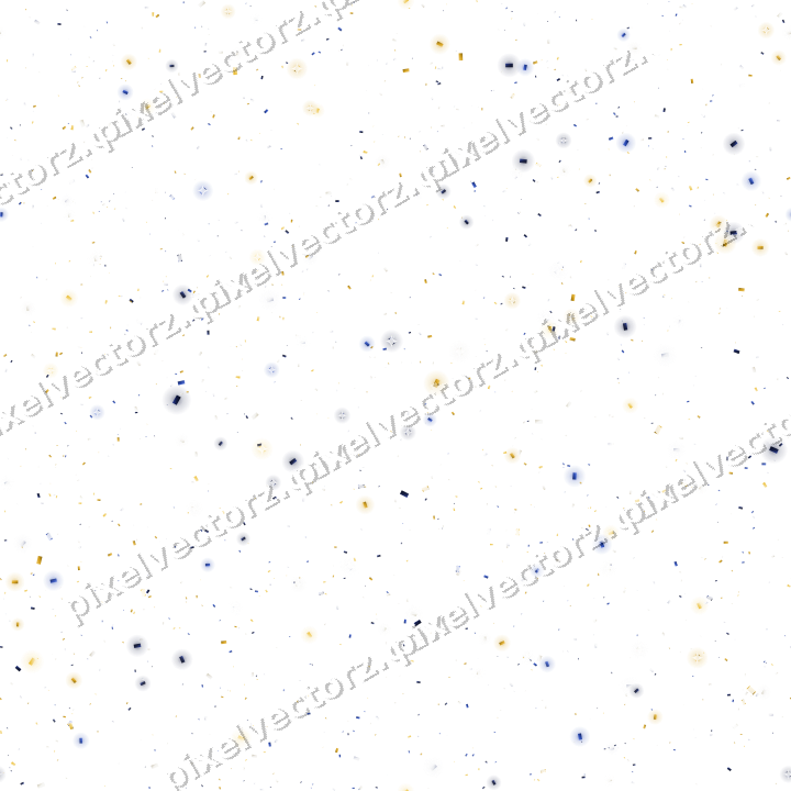 Nahtlose Glitzerstreuung aus Konfetti auf transparentem Grund