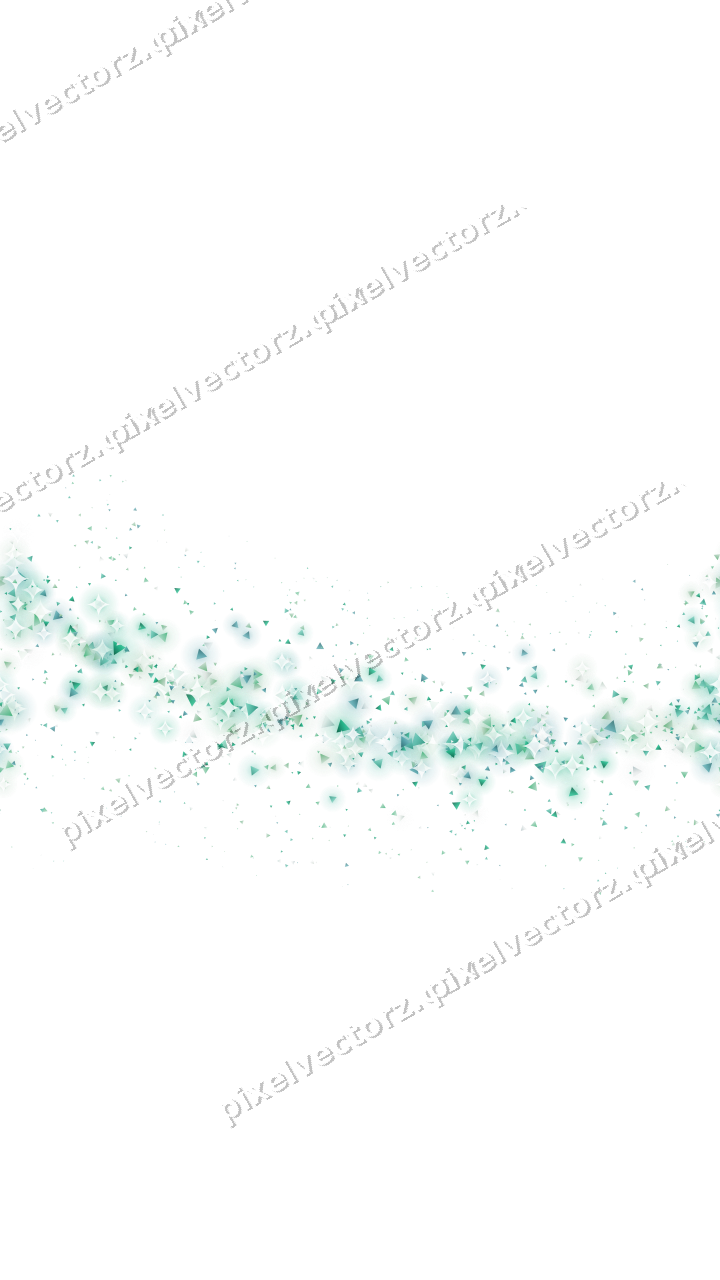 Nahtloser Glitzerbogen aus Dreiecken in Grün auf transparentem Grund