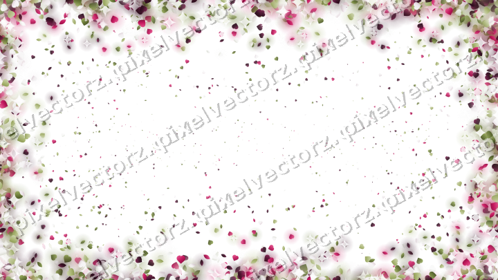 Nahtlose Glitzervignette in Limette und Rosa auf transparentem Grund