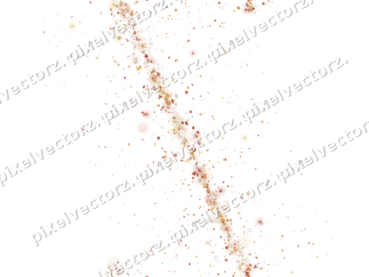 Nahtloses Glitzerband in Orange und Bernstein auf transparentem Grund