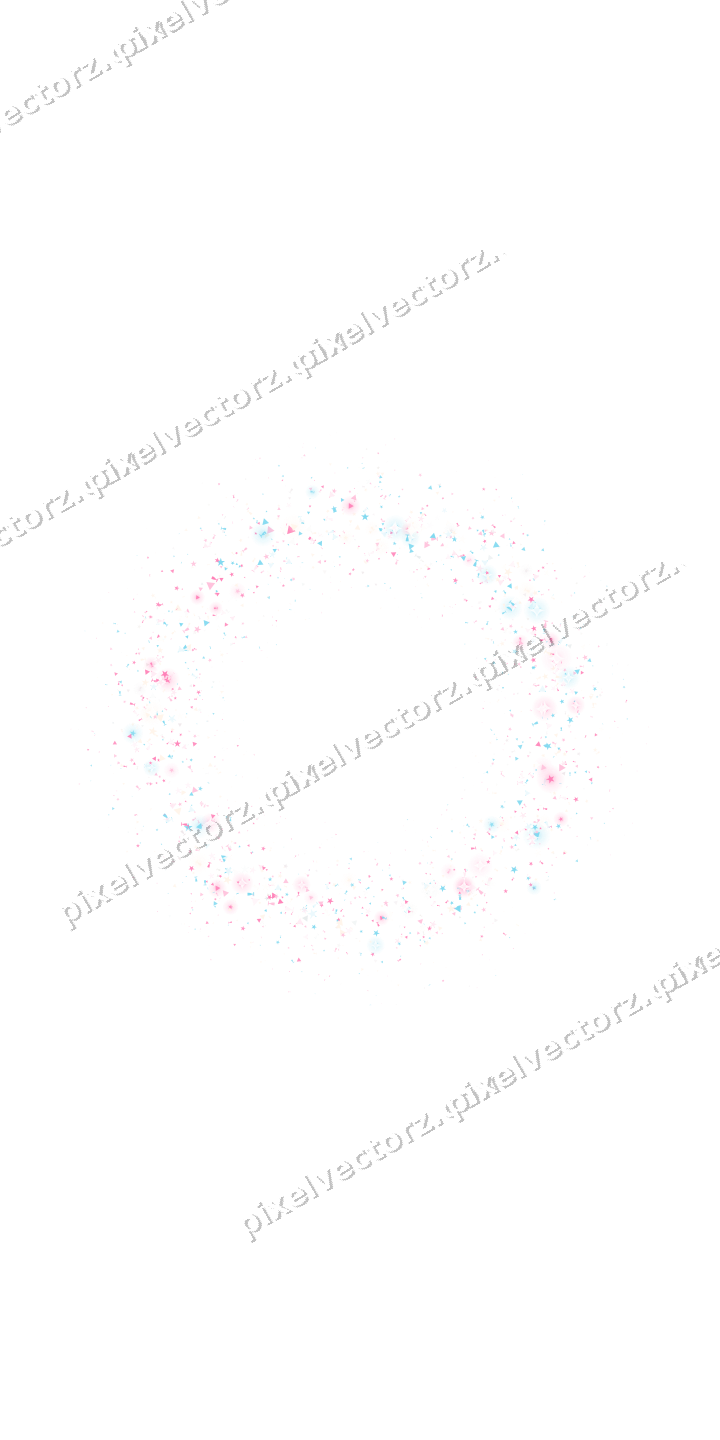 Nahtloser Glitzerkranz in Rosa und Türkis auf transparentem Grund