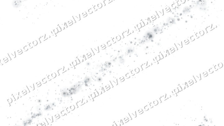 Nahtloses Glitzerband aus Schneeflocken auf transparentem Grund