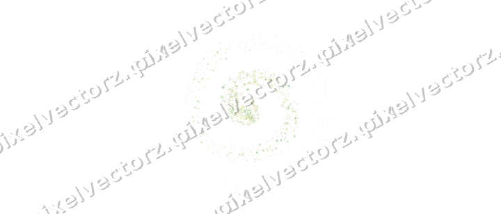 Nahtlose Glitzerspirale in Limette und Gelb auf transparentem Grund