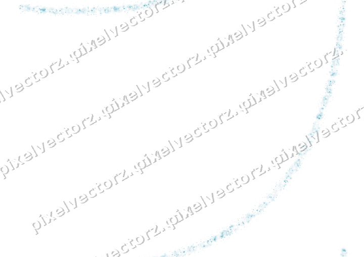 Nahtloser Glitzerbogen in Türkis und Blassblau auf transparentem Grund
