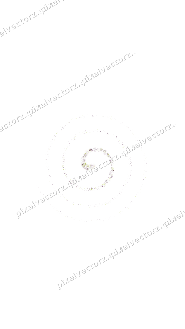 Nahtlose Glitzerspirale in Dunkelmagenta auf transparentem Grund