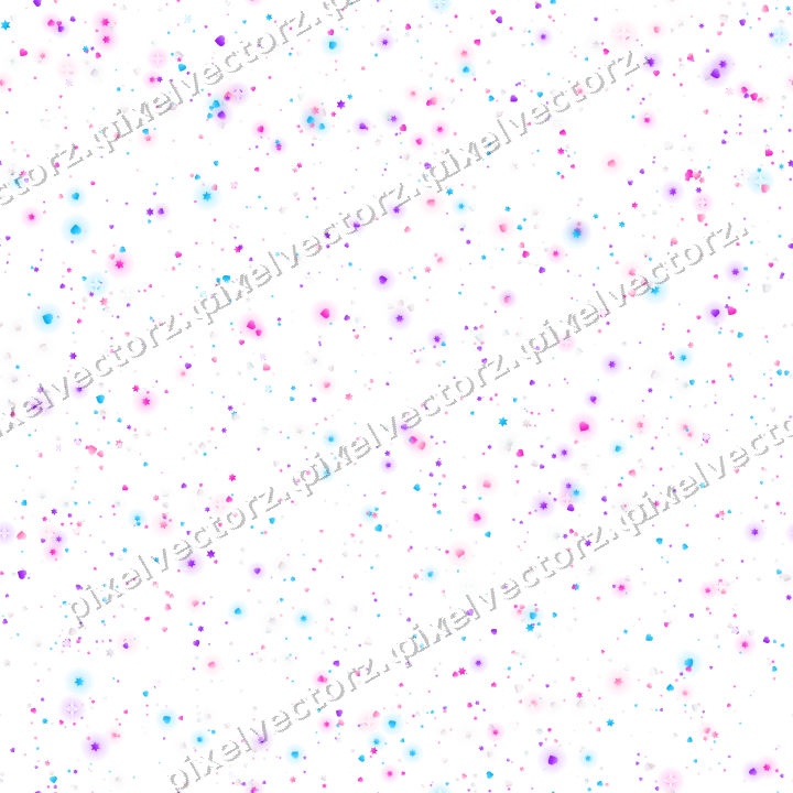 Nahtlose Glitzerstreuung in Magenta auf transparentem Grund