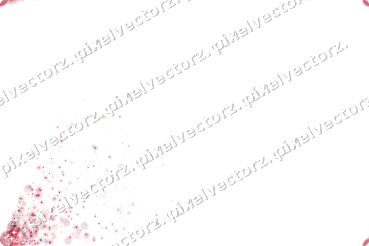 Nahtloser Glitzerfächer aus Funken in Rosa auf transparentem Grund