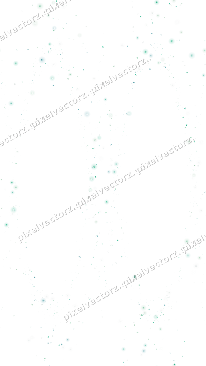 Nahtlose Glitzergirlande in Grün und Petrol auf transparentem Grund