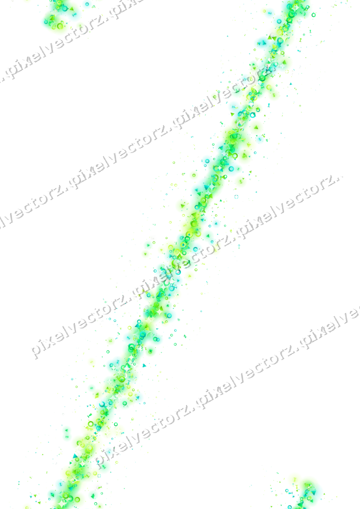 Nahtloses Glitzerband in Grün und Limette auf transparentem Grund