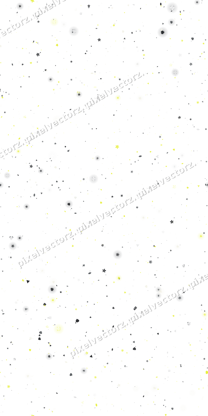 Nahtlose Glitzerstreuung aus Herzen und Blüten auf transparentem Grund