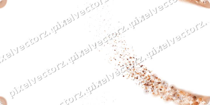 Nahtloser Sternenschweif auf transparentem Grund