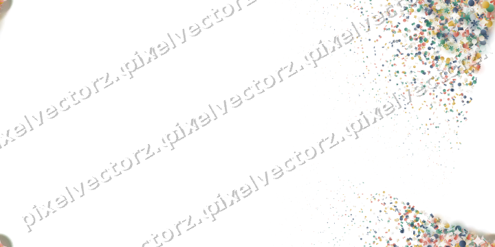 Nahtloser Glitzerfächer in Bernstein und Grün auf transparentem Grund