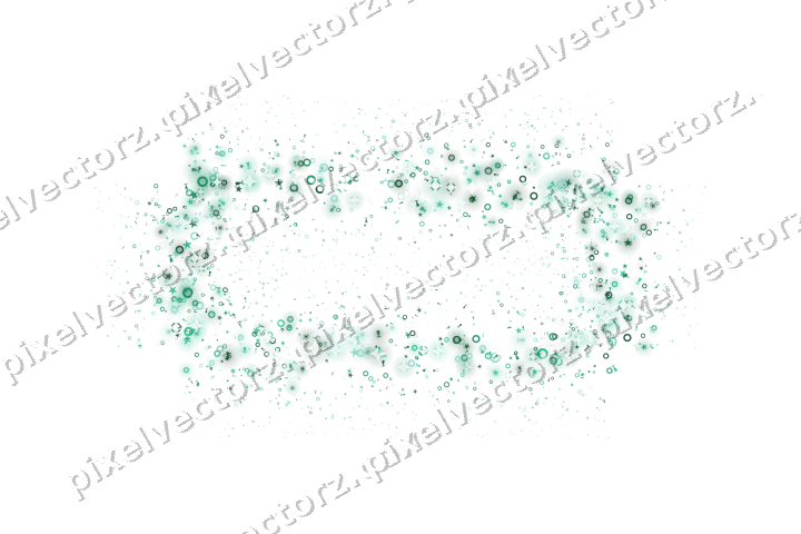 Nahtloser Glitzerrahmen auf transparentem Grund