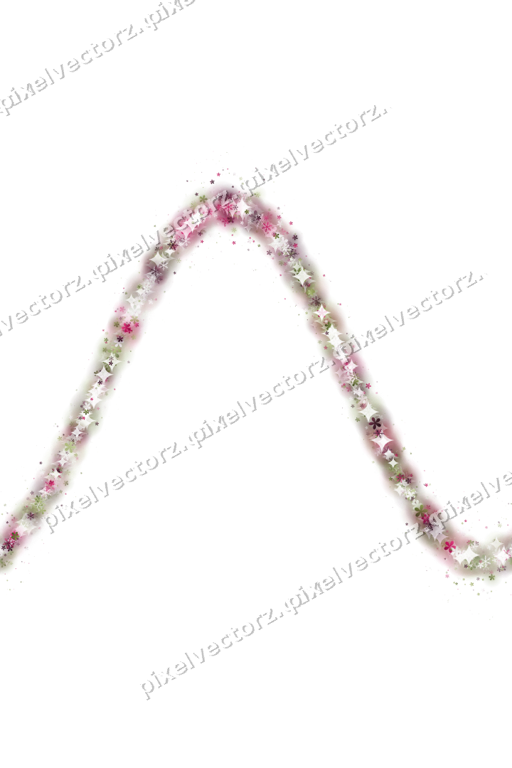 Nahtlose Glitzerwelle in Limette und Rosa auf transparentem Grund