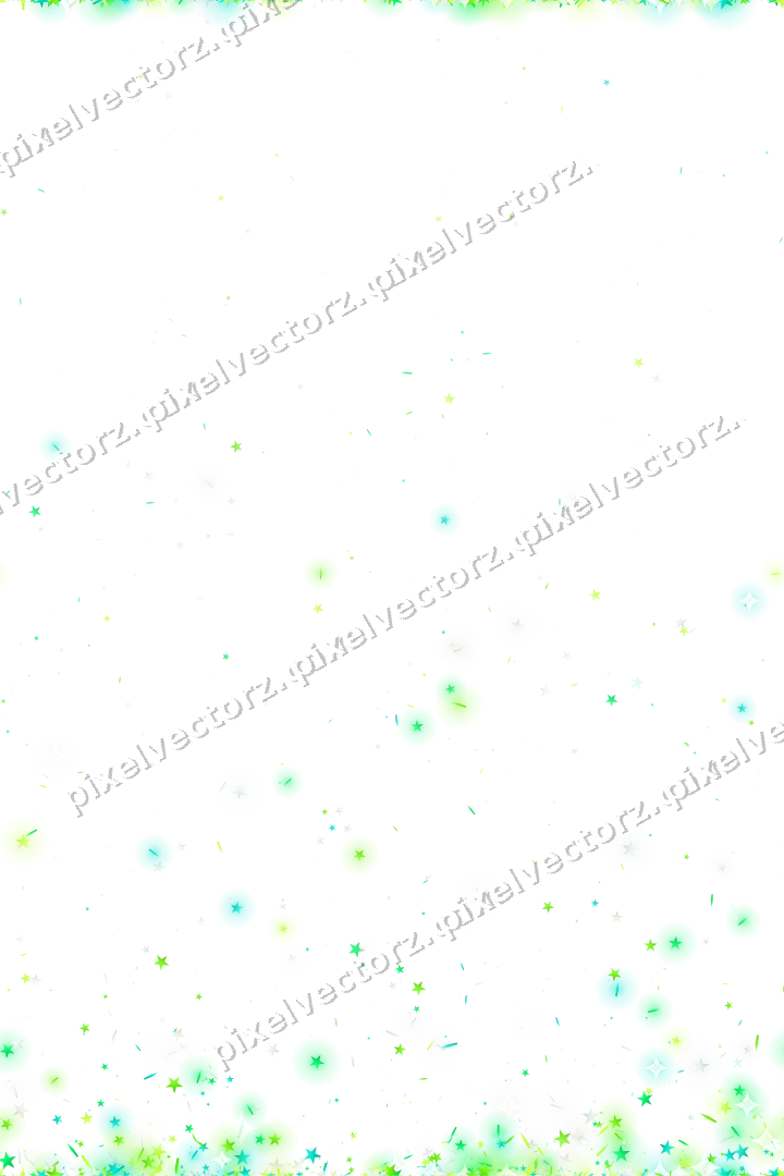 Nahtloser Glitzeraufstieg in Grün und Limette auf transparentem Grund
