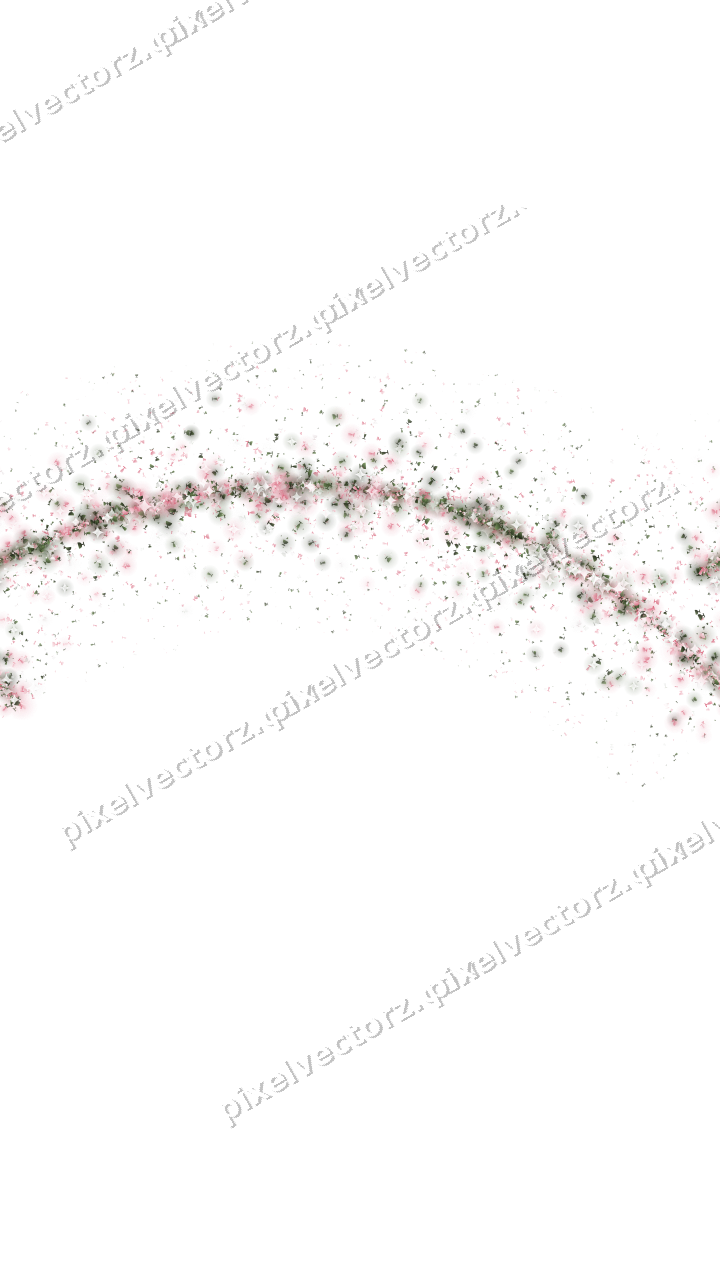 Nahtloser Glitzerbogen in Rosa auf transparentem Grund