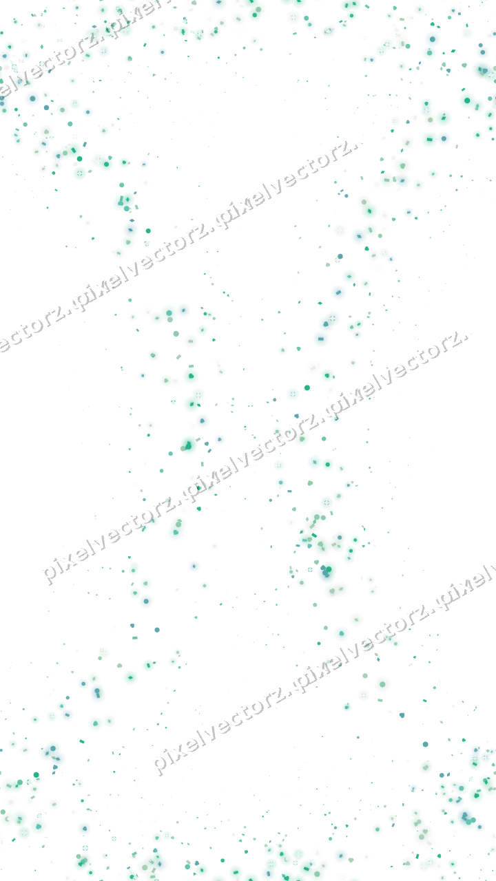 Nahtloser Glitzerkranz aus Herzen und Punkten auf transparentem Grund