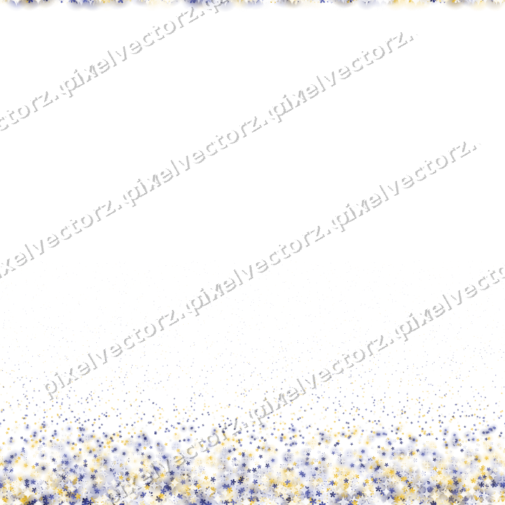 Nahtloser Glitzeraufstieg aus Blüten auf transparentem Grund