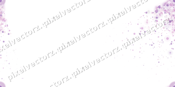 Nahtloser Glitzerfächer in Magenta und Violett auf transparentem Grund