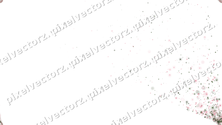 Nahtloser Glitzerfächer in Rosa auf transparentem Grund