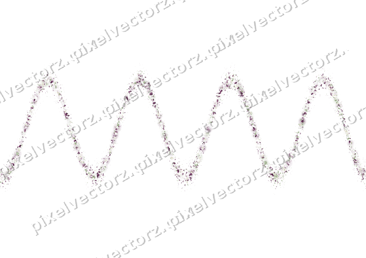 Nahtlose Glitzerwelle aus Konfetti auf transparentem Grund