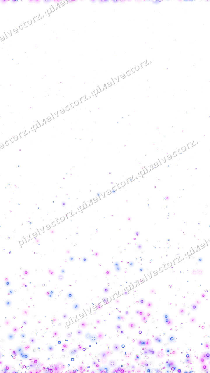 Nahtloser Glitzeraufstieg in Violett und Blau auf transparentem Grund