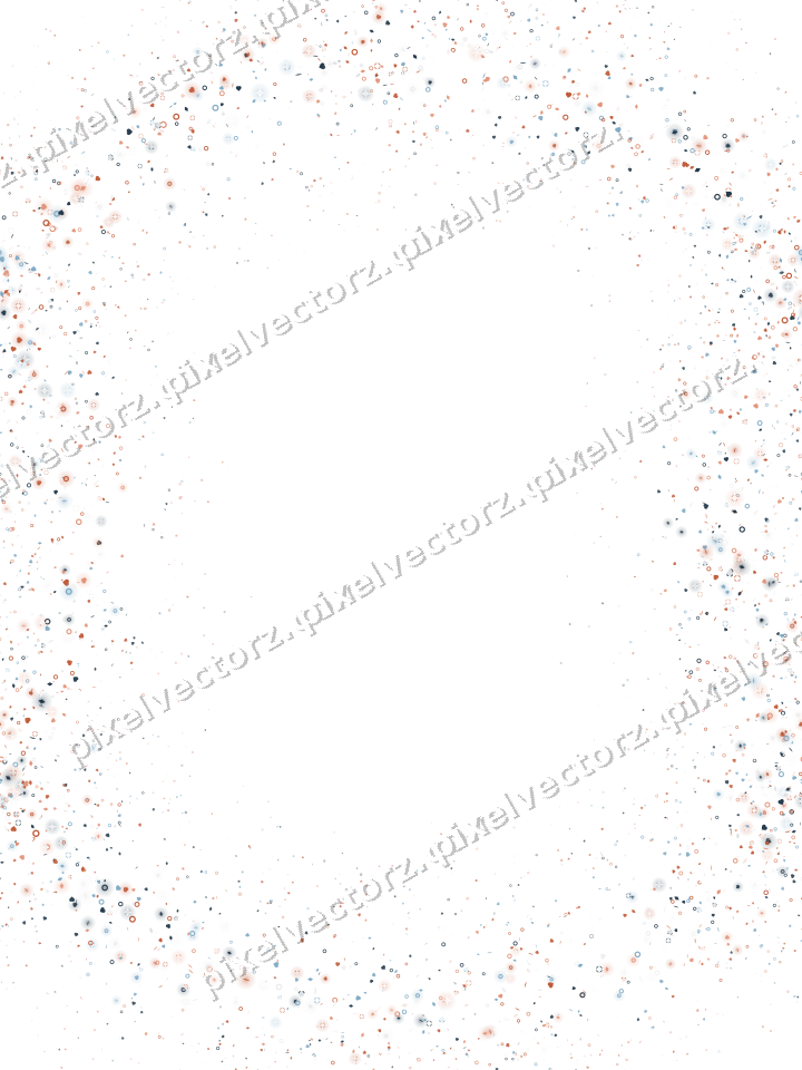 Nahtloser Glitzerkranz aus Herzen und Ringen auf transparentem Grund