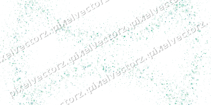 Nahtloser Glitzerkranz in Grün und Petrol auf transparentem Grund