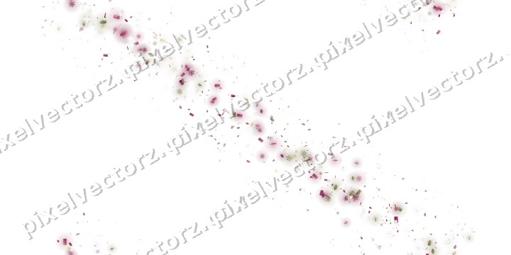 Nahtloses Glitzerband in Dunkelrosa und Gelb auf transparentem Grund