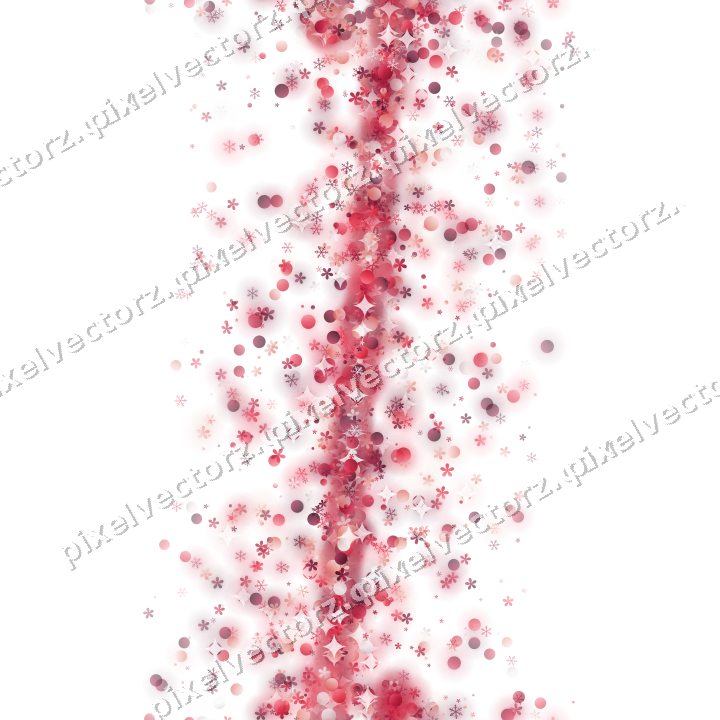 Nahtloses Glitzerband in Rosa und Rot auf transparentem Grund