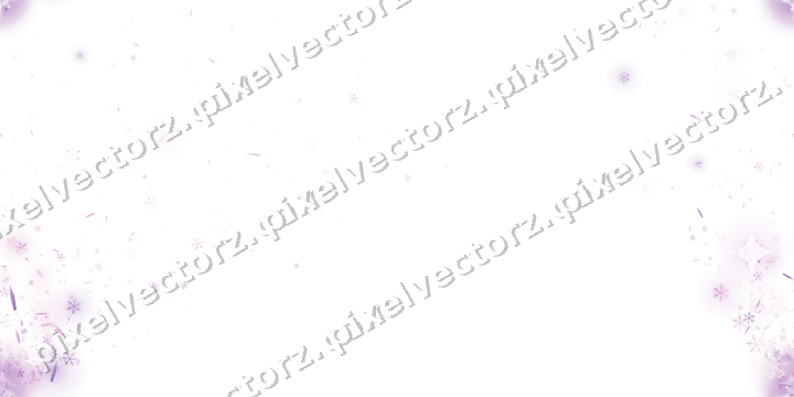 Nahtloser Glitzerfächer in Magenta und Violett auf transparentem Grund