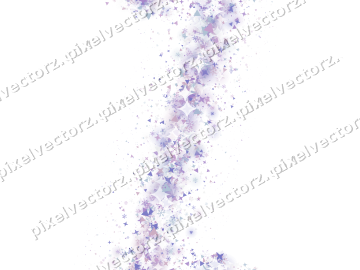 Nahtloses Glitzerband in Violett und Blau auf transparentem Grund