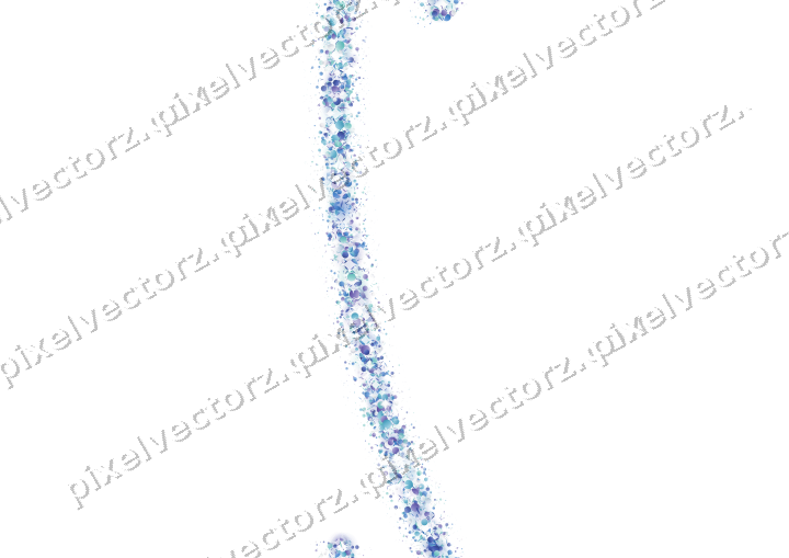 Nahtloser Glitzerbogen in Blau und Türkis auf transparentem Grund
