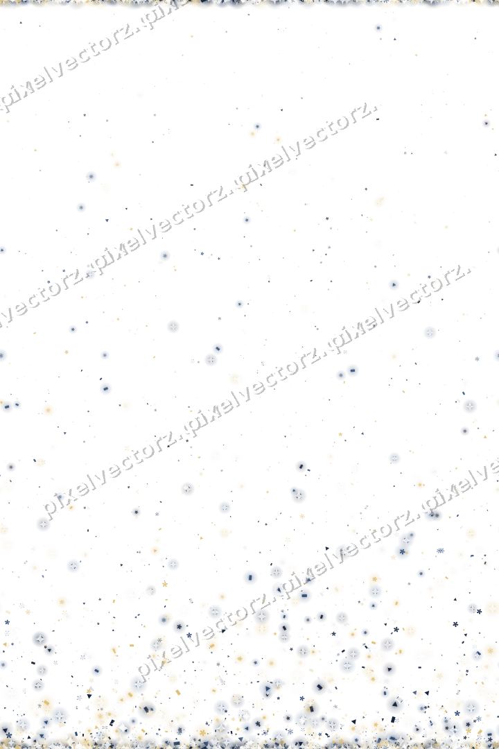 Nahtloser Glitzeraufstieg in Dunkelblau auf transparentem Grund