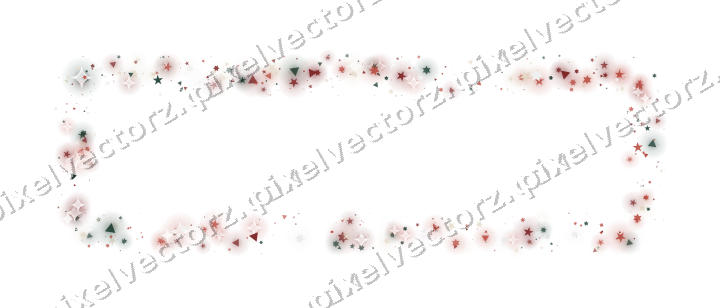 Nahtloser Glitzerrahmen in Dunkelrot auf transparentem Grund