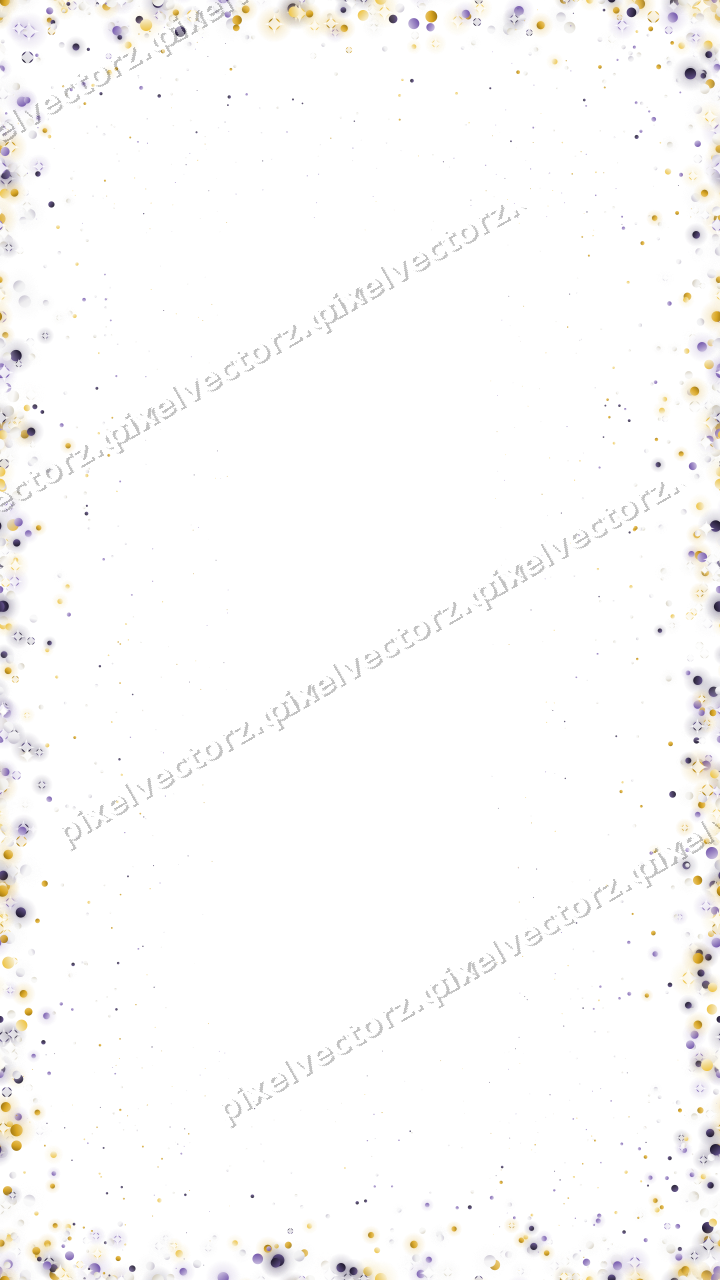 Nahtlose Glitzervignette aus Punkten auf transparentem Grund