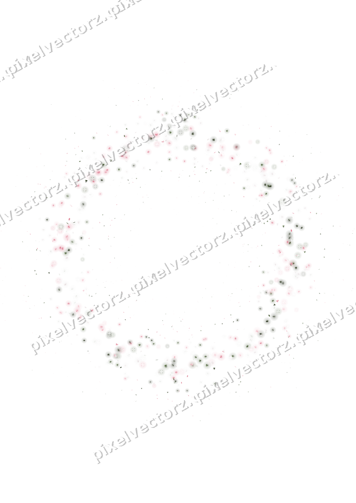 Nahtloser Glitzerkranz in Rosa auf transparentem Grund