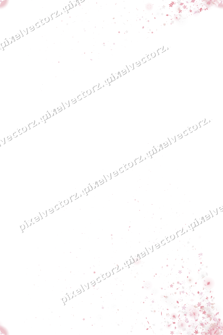 Nahtloser Glitzerfächer aus Blüten und Rauten auf transparentem Grund