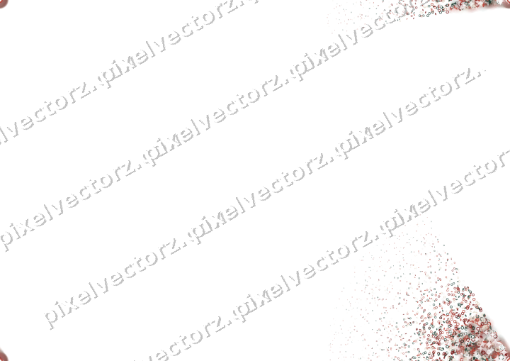 Nahtloser Glitzerfächer aus Tropfen und Ringen auf transparentem Grund