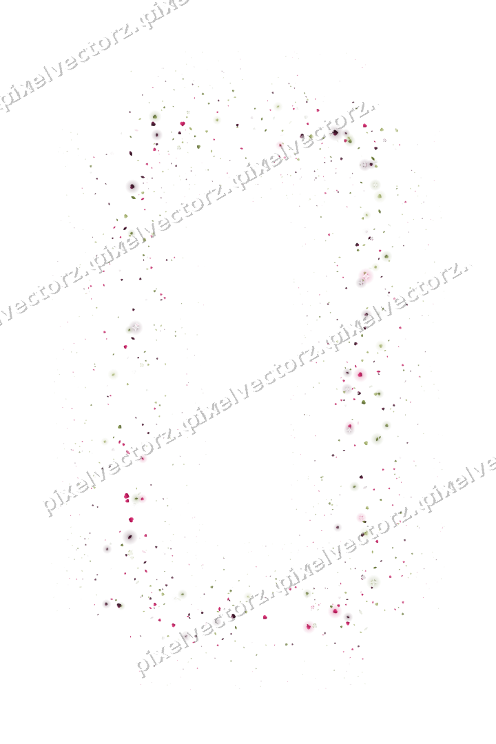 Nahtloser Glitzerrahmen aus Herzen und Tropfen auf transparentem Grund