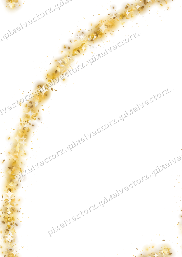 Nahtloser Glitzerbogen aus Tropfen auf transparentem Grund