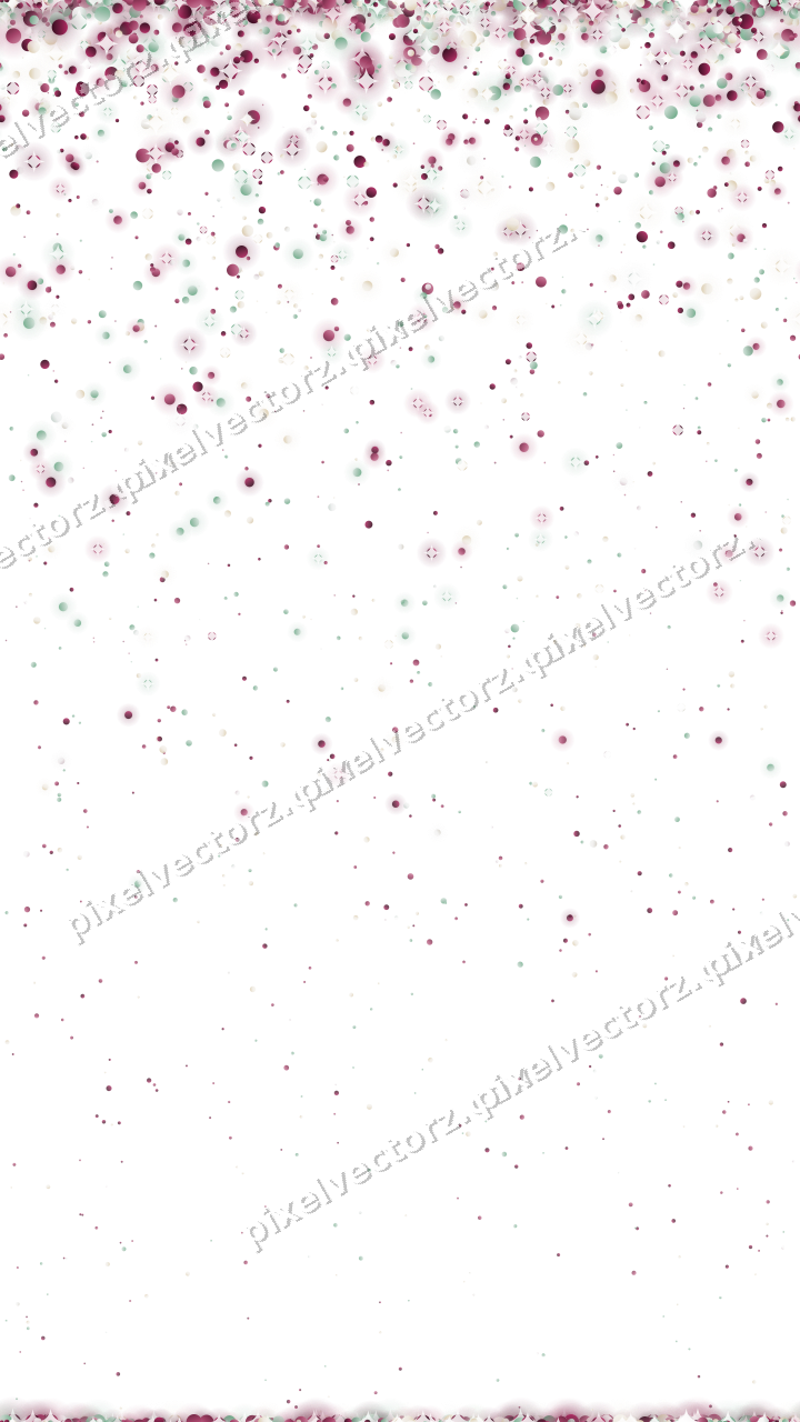 Nahtloser Glitzerregen aus Punkten auf transparentem Grund