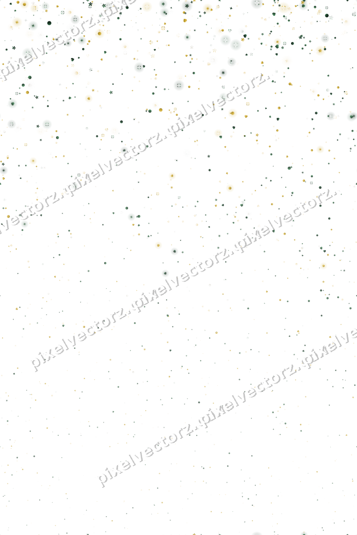 Nahtloser Glitzerregen aus Sternen und Herzen auf transparentem Grund
