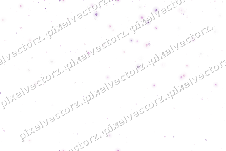 Nahtloser Glitzerregen in Magenta und Violett auf transparentem Grund