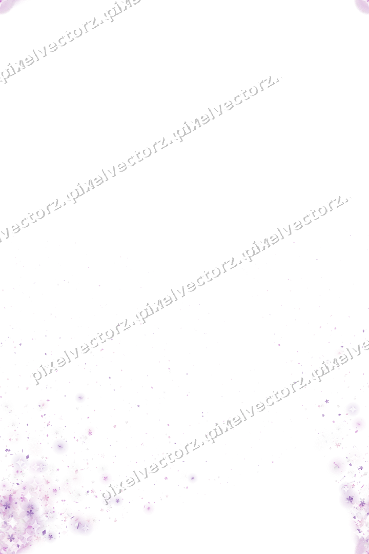 Nahtloser Glitzerfächer aus Blüten und Rauten auf transparentem Grund