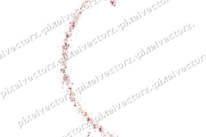Nahtloser Glitzerbogen aus Sternen und Funken auf transparentem Grund
