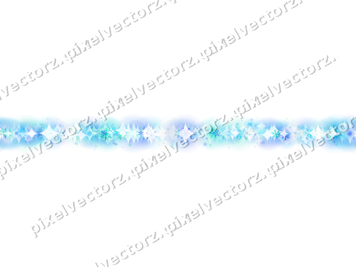 Nahtloser Glitzerbogen aus Schneeflocken auf transparentem Grund