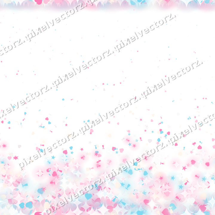 Nahtloser Glitzeraufstieg in Rosa und Türkis auf transparentem Grund