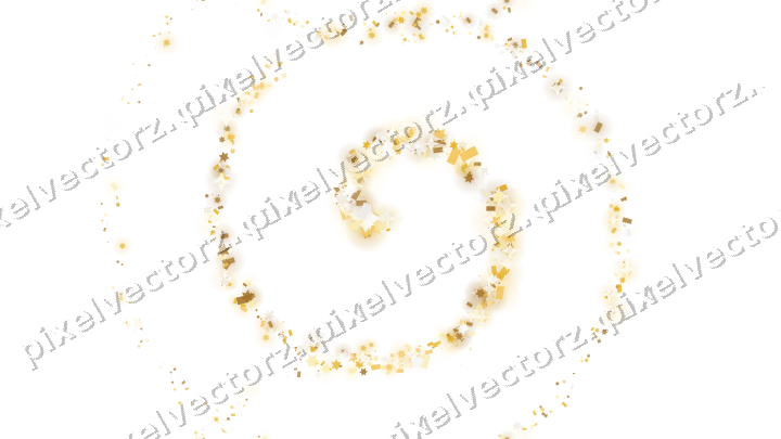 Nahtlose Glitzerspirale auf transparentem Grund